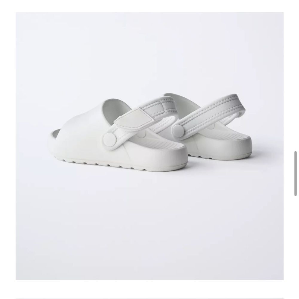 Zara RUBBER SLINGBACK SANDALS - Picture 5 of 6